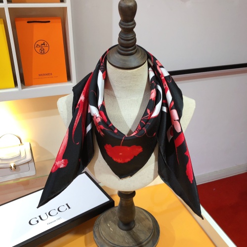 Cheap Gucci Silk Square #1236081 Replica Wholesale [$52.00 USD] [ITEM#1236081] on Replica Gucci Scarf