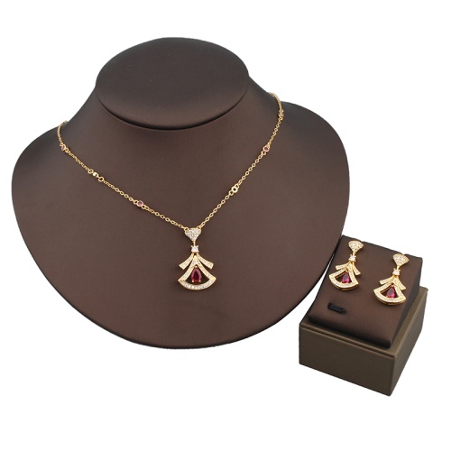 Cheap Bvlgari Jewelry Set For Women #1236166 Replica Wholesale [$88.00 USD] [ITEM#1236166] on Replica Bvlgari Jewelry Set