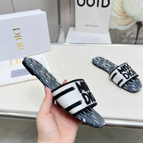 Cheap Christian Dior Slippers For Women #1236182 Replica Wholesale [$76.00 USD] [ITEM#1236182] on Replica Christian Dior Slippers