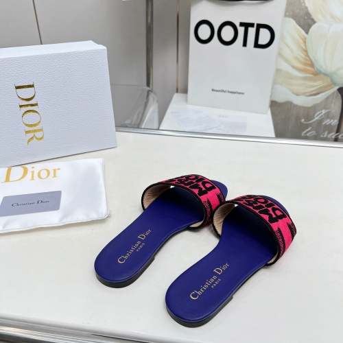 Cheap Christian Dior Slippers For Women #1236239 Replica Wholesale [$76.00 USD] [ITEM#1236239] on Replica Christian Dior Slippers