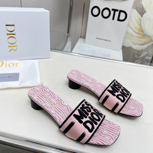 Cheap Christian Dior Slippers For Women #1236247 Replica Wholesale [$82.00 USD] [ITEM#1236247] on Replica Christian Dior Slippers