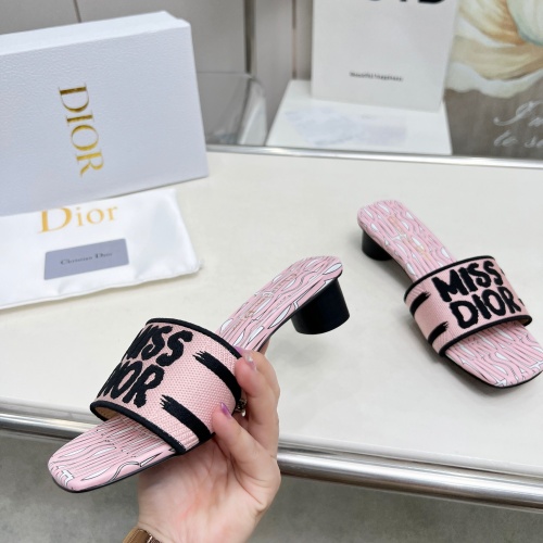 Cheap Christian Dior Slippers For Women #1236247 Replica Wholesale [$82.00 USD] [ITEM#1236247] on Replica Christian Dior Slippers