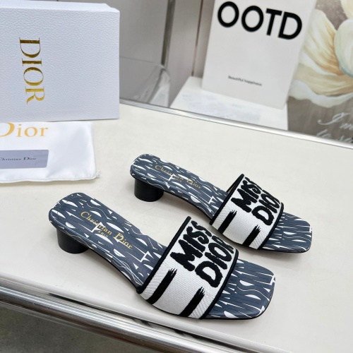 Cheap Christian Dior Slippers For Women #1236248 Replica Wholesale [$82.00 USD] [ITEM#1236248] on Replica Christian Dior Slippers