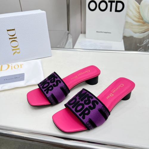 Cheap Christian Dior Slippers For Women #1236253 Replica Wholesale [$82.00 USD] [ITEM#1236253] on Replica Christian Dior Slippers