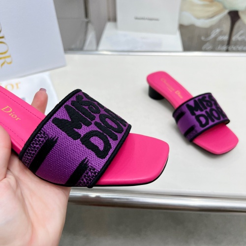 Cheap Christian Dior Slippers For Women #1236253 Replica Wholesale [$82.00 USD] [ITEM#1236253] on Replica Christian Dior Slippers