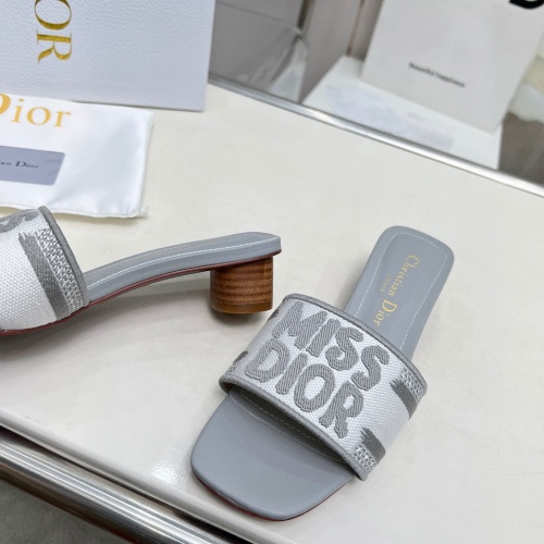 Cheap Christian Dior Slippers For Women #1236255 Replica Wholesale [$82.00 USD] [ITEM#1236255] on Replica Christian Dior Slippers