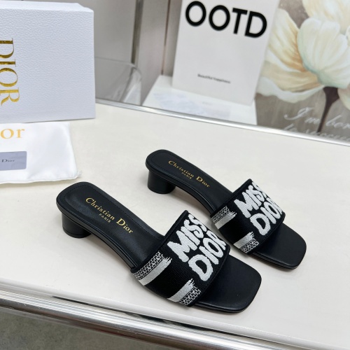 Cheap Christian Dior Slippers For Women #1236257 Replica Wholesale [$82.00 USD] [ITEM#1236257] on Replica Christian Dior Slippers