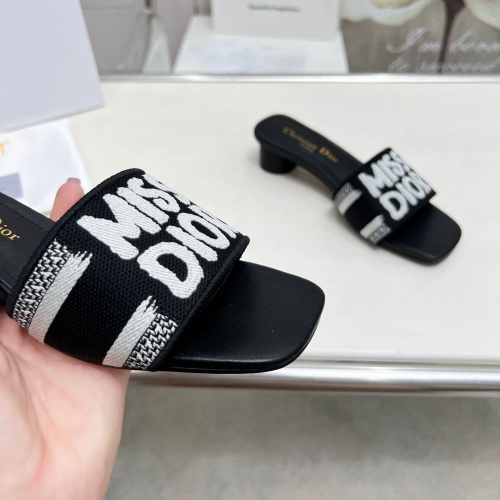 Cheap Christian Dior Slippers For Women #1236257 Replica Wholesale [$82.00 USD] [ITEM#1236257] on Replica Christian Dior Slippers