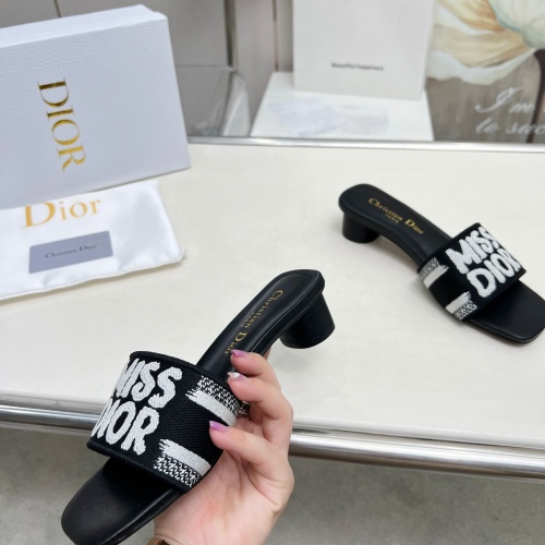 Cheap Christian Dior Slippers For Women #1236257 Replica Wholesale [$82.00 USD] [ITEM#1236257] on Replica Christian Dior Slippers