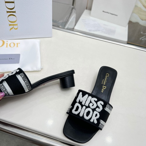 Cheap Christian Dior Slippers For Women #1236257 Replica Wholesale [$82.00 USD] [ITEM#1236257] on Replica Christian Dior Slippers