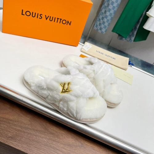 Cheap Louis Vuitton Slippers For Women #1236263 Replica Wholesale [$96.00 USD] [ITEM#1236263] on Replica Louis Vuitton Slippers