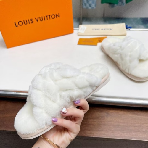 Cheap Louis Vuitton Slippers For Women #1236263 Replica Wholesale [$96.00 USD] [ITEM#1236263] on Replica Louis Vuitton Slippers