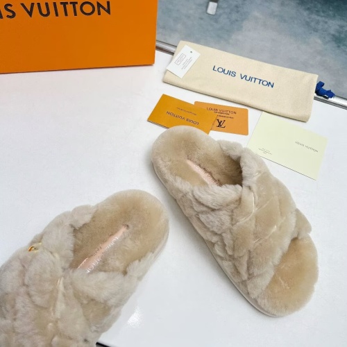 Cheap Louis Vuitton Slippers For Women #1236264 Replica Wholesale [$96.00 USD] [ITEM#1236264] on Replica Louis Vuitton Slippers