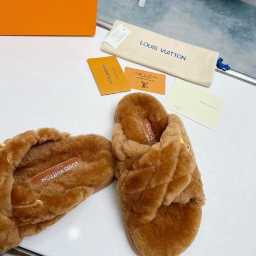 Cheap Louis Vuitton Slippers For Women #1236265 Replica Wholesale [$96.00 USD] [ITEM#1236265] on Replica Louis Vuitton Slippers