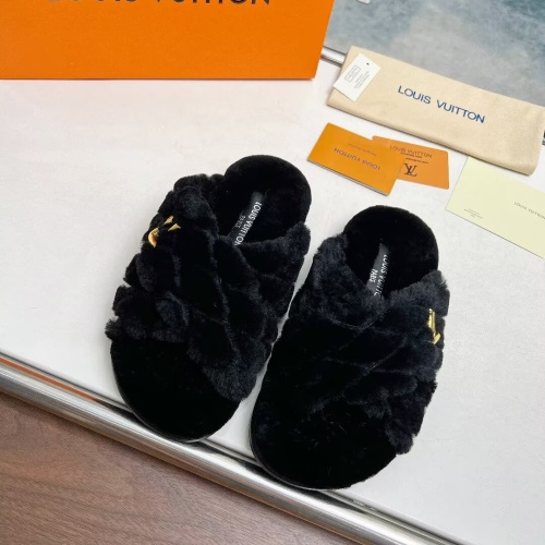 Cheap Louis Vuitton Slippers For Women #1236266 Replica Wholesale [$96.00 USD] [ITEM#1236266] on Replica Louis Vuitton Slippers