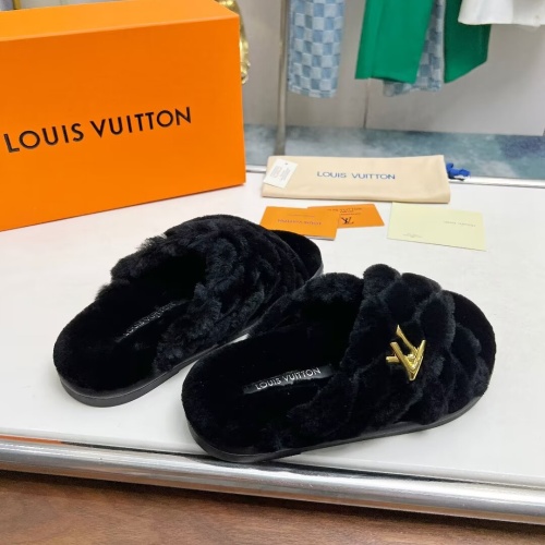 Cheap Louis Vuitton Slippers For Women #1236266 Replica Wholesale [$96.00 USD] [ITEM#1236266] on Replica Louis Vuitton Slippers