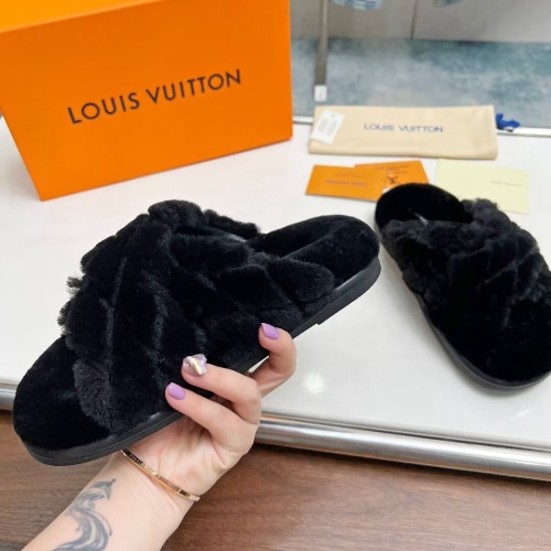 Cheap Louis Vuitton Slippers For Women #1236266 Replica Wholesale [$96.00 USD] [ITEM#1236266] on Replica Louis Vuitton Slippers