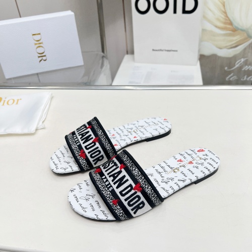 Cheap Christian Dior Slippers For Women #1236279 Replica Wholesale [$76.00 USD] [ITEM#1236279] on Replica Christian Dior Slippers