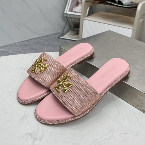 Cheap Tory Burch TB Slippers For Women #1236345 Replica Wholesale [$80.00 USD] [ITEM#1236345] on Replica Tory Burch TB Slippers