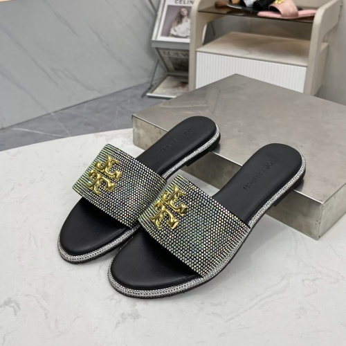 Cheap Tory Burch TB Slippers For Women #1236348 Replica Wholesale [$80.00 USD] [ITEM#1236348] on Replica Tory Burch TB Slippers