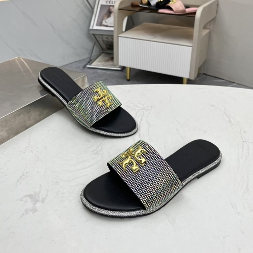 Cheap Tory Burch TB Slippers For Women #1236348 Replica Wholesale [$80.00 USD] [ITEM#1236348] on Replica Tory Burch TB Slippers