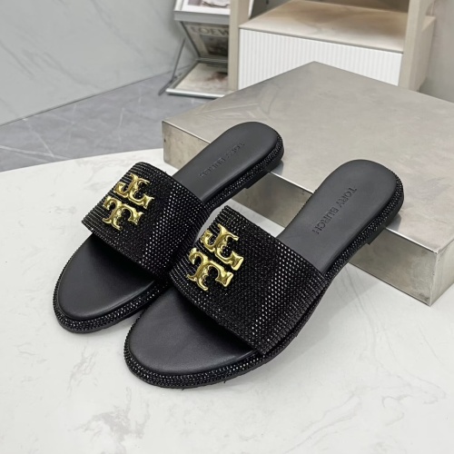 Cheap Tory Burch TB Slippers For Women #1236349 Replica Wholesale [$80.00 USD] [ITEM#1236349] on Replica Tory Burch TB Slippers