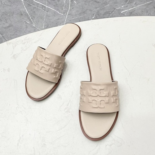 Cheap Tory Burch TB Slippers For Women #1236351 Replica Wholesale [$80.00 USD] [ITEM#1236351] on Replica Tory Burch TB Slippers