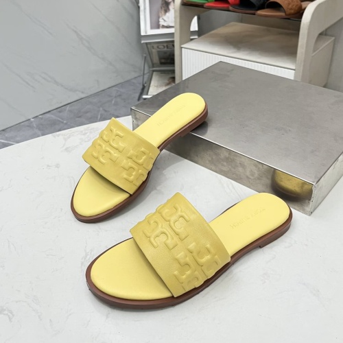 Cheap Tory Burch TB Slippers For Women #1236352 Replica Wholesale [$80.00 USD] [ITEM#1236352] on Replica Tory Burch TB Slippers