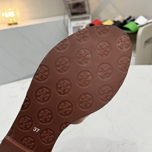 Cheap Tory Burch TB Slippers For Women #1236353 Replica Wholesale [$80.00 USD] [ITEM#1236353] on Replica Tory Burch TB Slippers