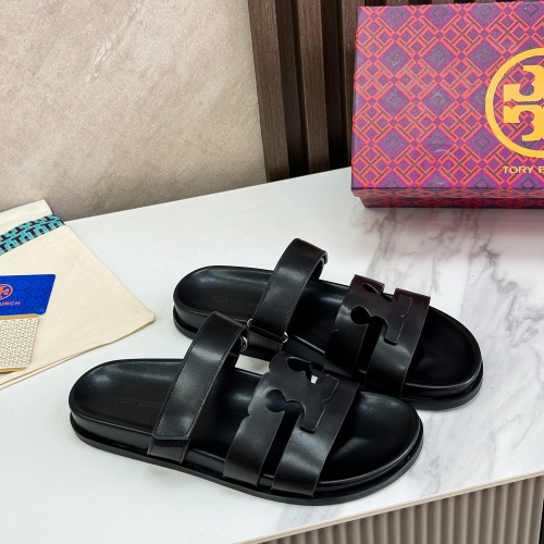 Cheap Tory Burch TB Slippers For Women #1236361 Replica Wholesale [$80.00 USD] [ITEM#1236361] on Replica Tory Burch TB Slippers