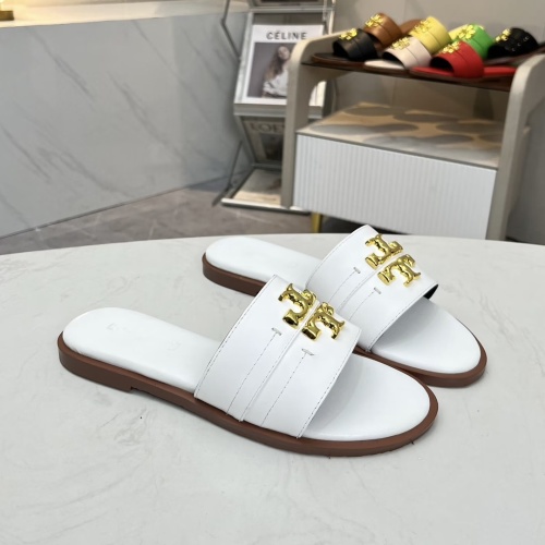 Cheap Tory Burch TB Slippers For Women #1236363 Replica Wholesale [$80.00 USD] [ITEM#1236363] on Replica Tory Burch TB Slippers