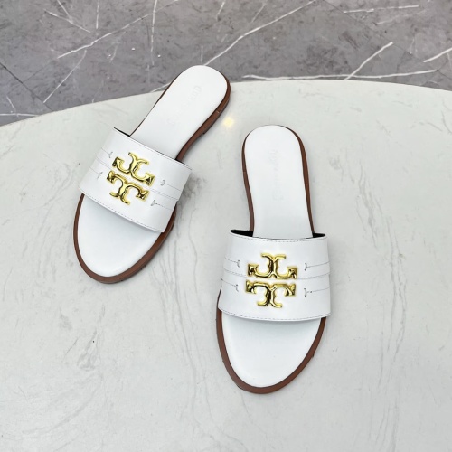 Cheap Tory Burch TB Slippers For Women #1236363 Replica Wholesale [$80.00 USD] [ITEM#1236363] on Replica Tory Burch TB Slippers