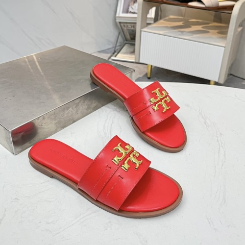 Cheap Tory Burch TB Slippers For Women #1236379 Replica Wholesale [$80.00 USD] [ITEM#1236379] on Replica Tory Burch TB Slippers