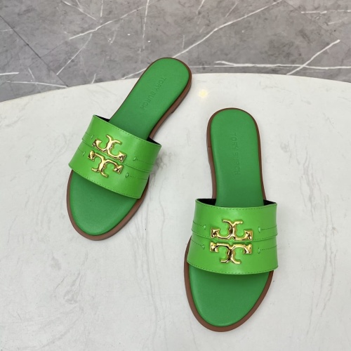 Cheap Tory Burch TB Slippers For Women #1236380 Replica Wholesale [$80.00 USD] [ITEM#1236380] on Replica Tory Burch TB Slippers