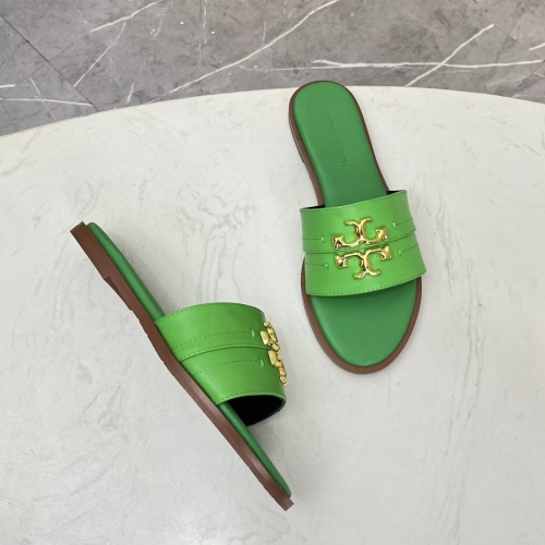 Cheap Tory Burch TB Slippers For Women #1236380 Replica Wholesale [$80.00 USD] [ITEM#1236380] on Replica Tory Burch TB Slippers