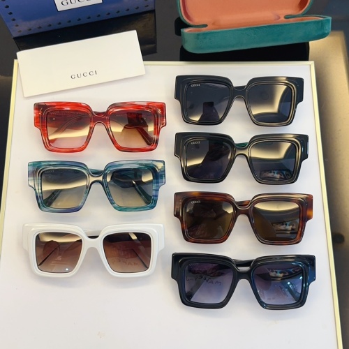 Cheap Gucci AAA Quality Sunglasses #1236424 Replica Wholesale [$60.00 USD] [ITEM#1236424] on Replica Gucci AAA Quality Sunglasses