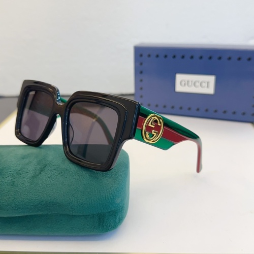 Cheap Gucci AAA Quality Sunglasses #1236427 Replica Wholesale [$60.00 USD] [ITEM#1236427] on Replica Gucci AAA Quality Sunglasses