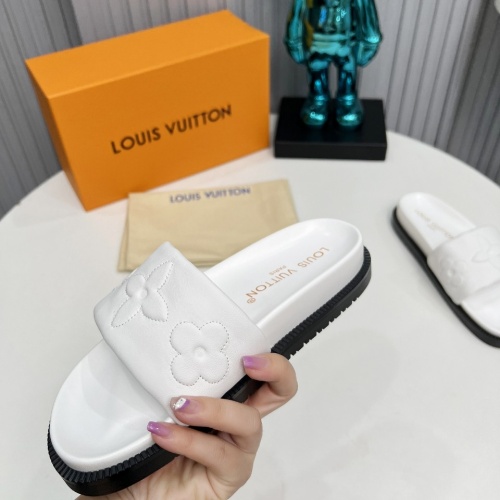 Cheap Louis Vuitton Slippers For Women #1236479 Replica Wholesale [$80.00 USD] [ITEM#1236479] on Replica Louis Vuitton Slippers