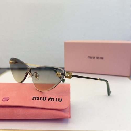 Cheap MIU MIU AAA Quality Sunglasses #1236481 Replica Wholesale [$60.00 USD] [ITEM#1236481] on Replica MIU MIU AAA Sunglasses