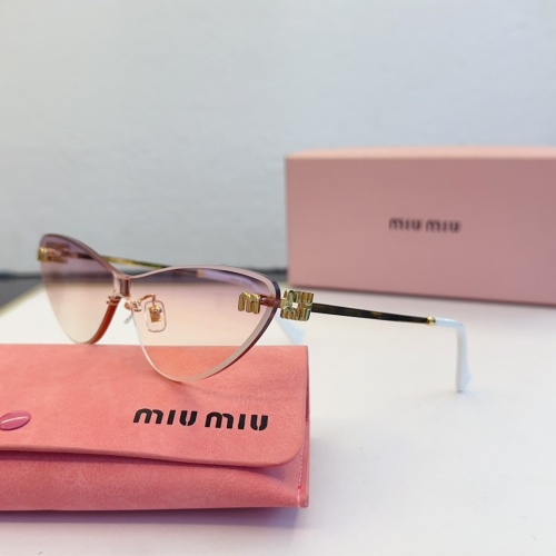 Cheap MIU MIU AAA Quality Sunglasses #1236482 Replica Wholesale [$60.00 USD] [ITEM#1236482] on Replica MIU MIU AAA Sunglasses