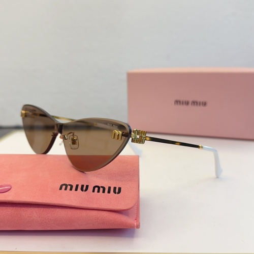 Cheap MIU MIU AAA Quality Sunglasses #1236483 Replica Wholesale [$60.00 USD] [ITEM#1236483] on Replica MIU MIU AAA Sunglasses