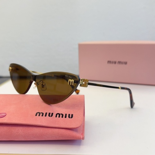 Cheap MIU MIU AAA Quality Sunglasses #1236484 Replica Wholesale [$60.00 USD] [ITEM#1236484] on Replica MIU MIU AAA Sunglasses