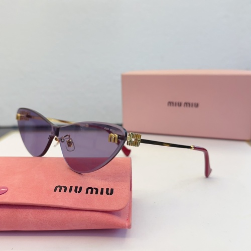 Cheap MIU MIU AAA Quality Sunglasses #1236485 Replica Wholesale [$60.00 USD] [ITEM#1236485] on Replica MIU MIU AAA Sunglasses