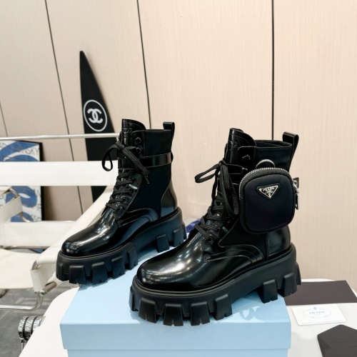 Cheap Prada Boots For Women #1236508 Replica Wholesale [$125.00 USD] [ITEM#1236508] on Replica Prada Boots