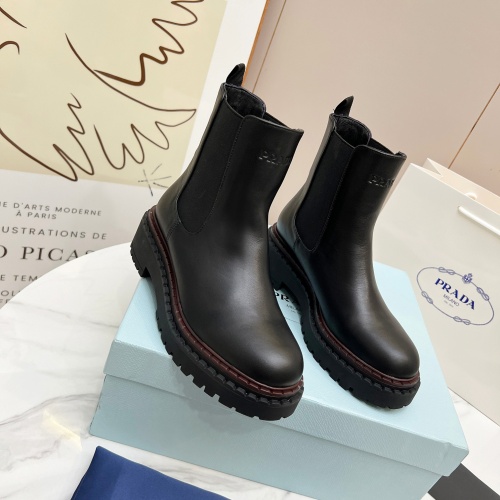 Cheap Prada Boots For Women #1236523 Replica Wholesale [$105.00 USD] [ITEM#1236523] on Replica Prada Boots