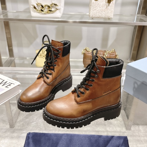 Cheap Prada Boots For Women #1236532 Replica Wholesale [$128.00 USD] [ITEM#1236532] on Replica Prada Boots