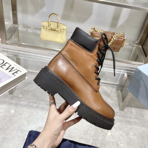 Cheap Prada Boots For Women #1236532 Replica Wholesale [$128.00 USD] [ITEM#1236532] on Replica Prada Boots