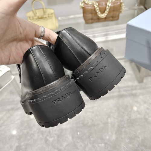 Cheap Prada Leather Shoes For Women #1236539 Replica Wholesale [$112.00 USD] [ITEM#1236539] on Replica Prada Leather Shoes