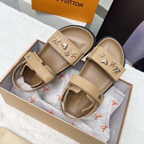 Cheap Louis Vuitton Sandal For Women #1236576 Replica Wholesale [$82.00 USD] [ITEM#1236576] on Replica Louis Vuitton Sandal