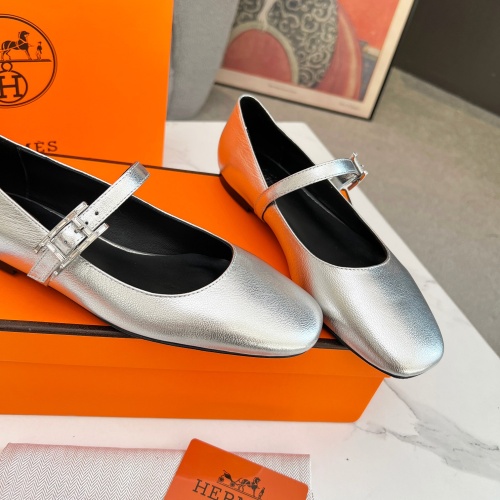 Cheap Hermes Flat Shoes For Women #1236584 Replica Wholesale [$98.00 USD] [ITEM#1236584] on Replica Hermes Flat Shoes